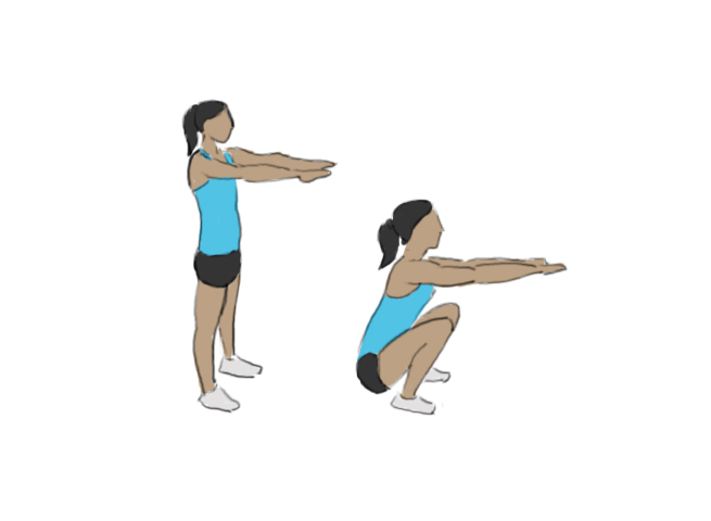 Air deep squat