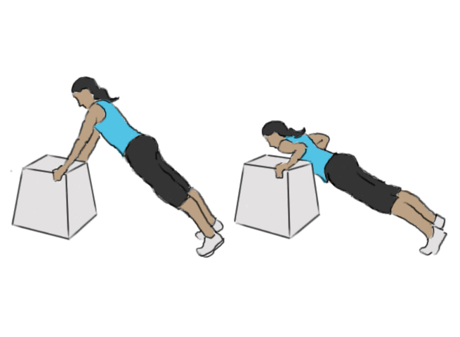 Box push-ups