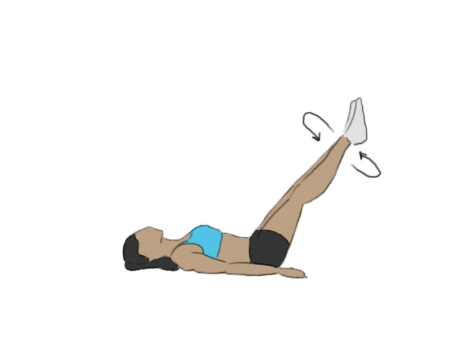 Use the Double Leg Circles Exercise to Work Your Abs and Trim Your