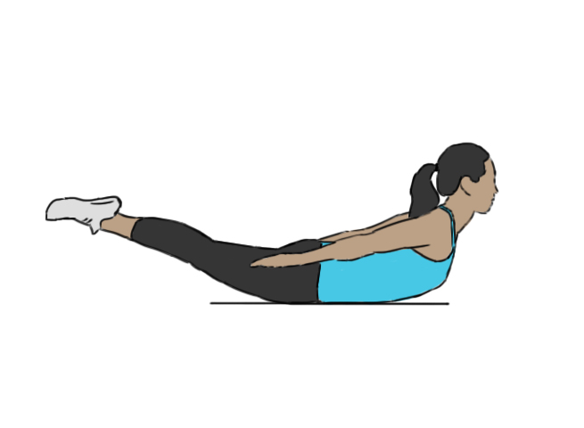 Locust pose